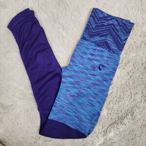 Climawear Women’s Purple Blue Running Leggings Pants Size Small Seamless